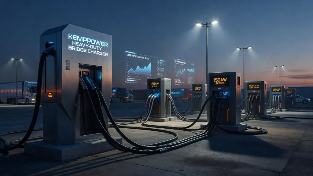 Kempower's New Charger Bridges Cars and Heavy Trucks at One Site